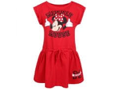 sarcia.eu Červené dětské šaty s krátkým rukávem Minnie Mouse DISNEY 5 lat 110 cm