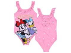 sarcia.eu Dívčí jednodílné plavky Disney Minnie Mouse, růžové, puntíky 5-6 lat 116 cm