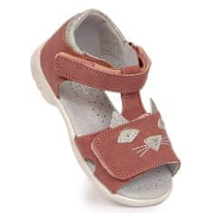 Kornecki Dívčí sandály na suchý zip 6305 velikost 25