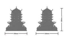 Wange Wange Architect stavebnice Věž Žlutého jeřába Wuhan kompatibilní 2104 dílů