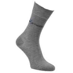 RS  klasické pánské volnočasové ponožky bez gumiček 7102422 3-pack, šedá, 39-42