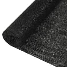 Vidaxl Stínící tkanina černá 3,6 x 50 m HDPE 150 g/m2