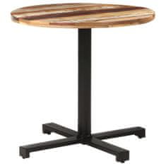 shumee Bistro stolek kulatý Ø 80 x 75 cm masivní recyklované dřevo