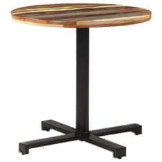 shumee Bistro stolek kulatý Ø 80 x 75 cm masivní recyklované dřevo