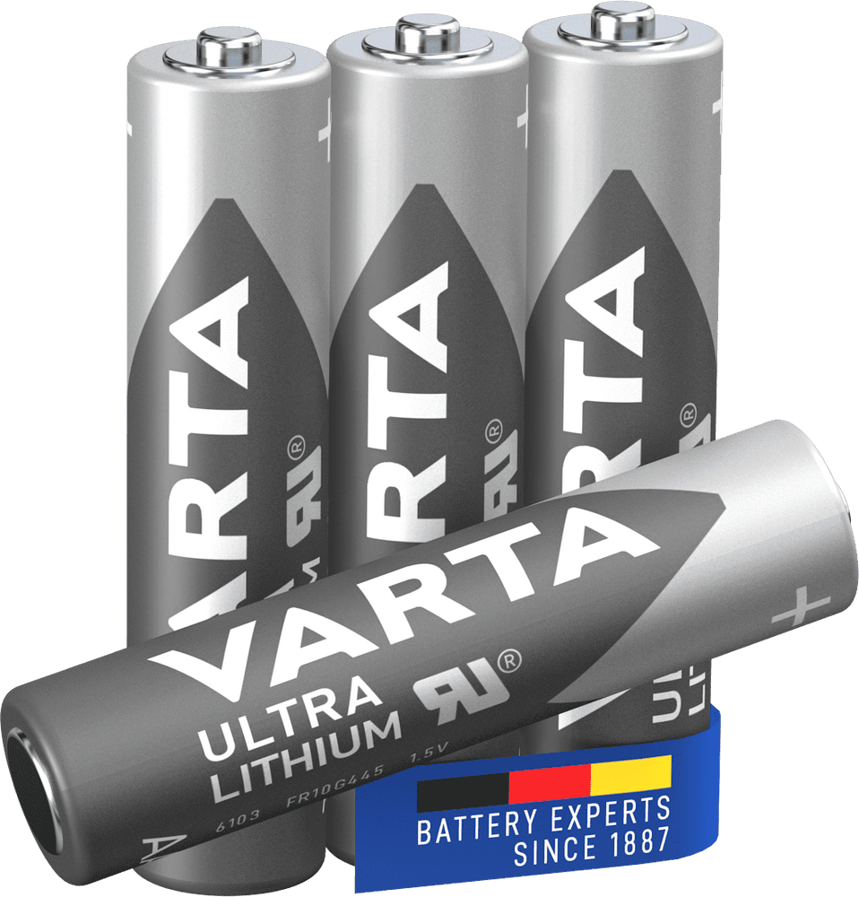 Levně Varta Baterie Ultra Lithium 4 AAA 6103301404