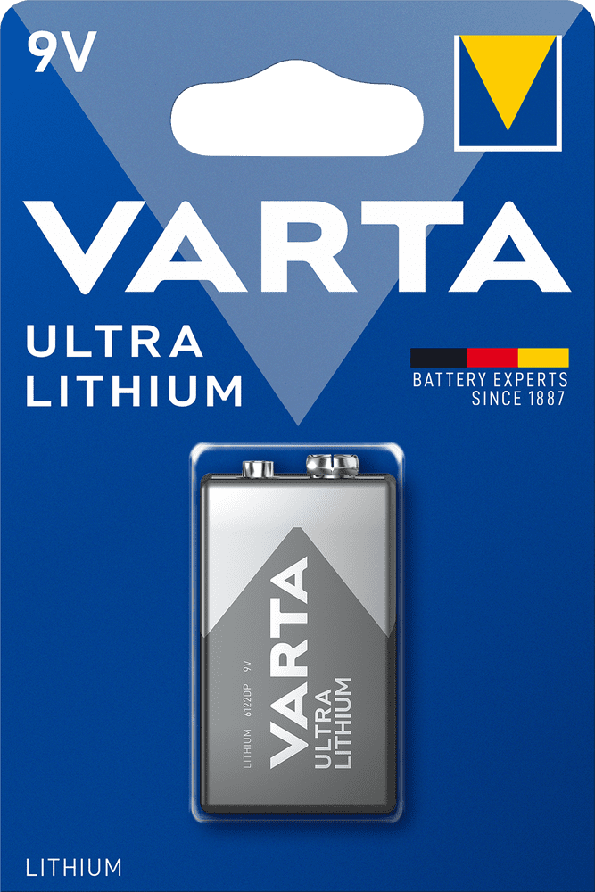 Levně Varta BaterieUltra Lithium 9V 6122301401