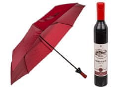 OOTB Deštník ve tvaru láhve červeného vína