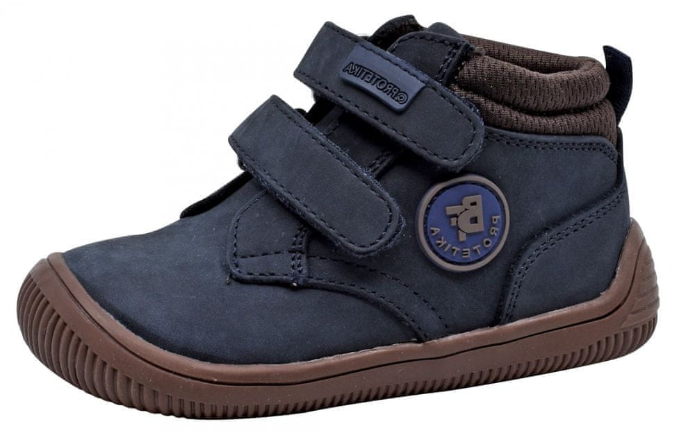 Protetika chlapecká kotníčková barefoot obuv Tendo Navy tmavě modrá 31