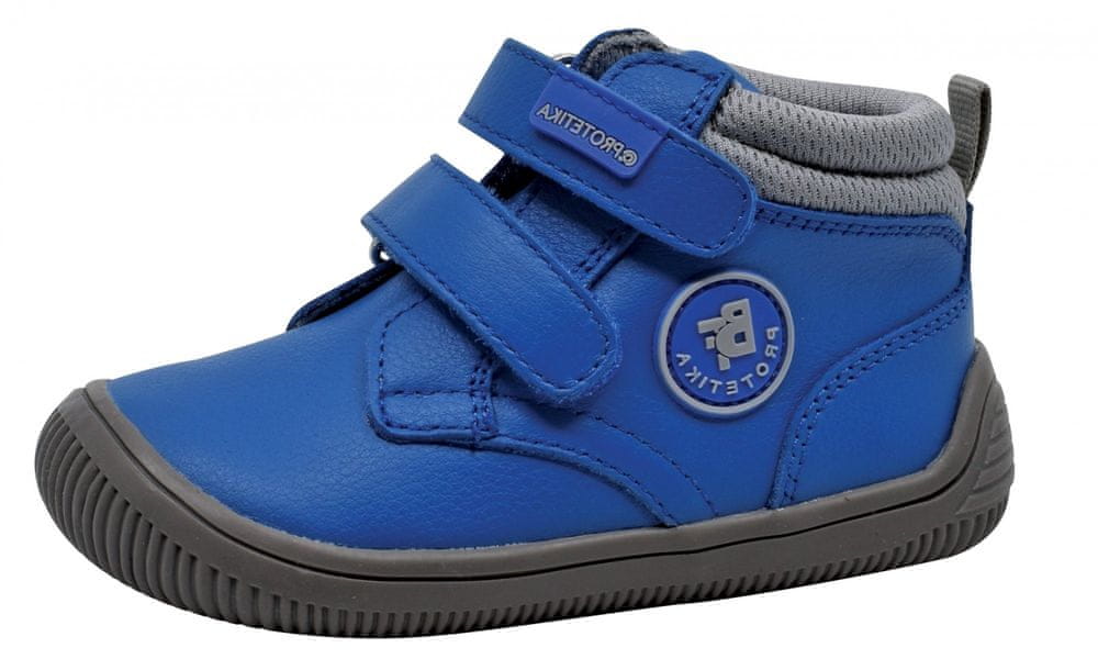 Protetika chlapecká kotníčková barefoot obuv Tendo Blue modrá 23