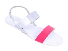 sarcia.eu Růžové a stříbrné sandály PRIMARK ATMOSPHERE 38 EU