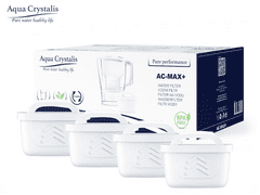 Aqua Crystalis AC-MAX+ filtrační patrona (náhrada filtru Brita Maxtra+) - 4 kusy