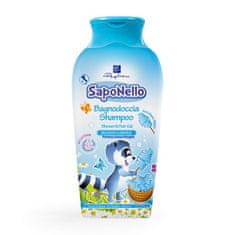 Saponello Sprchový gel a šampon 2v1 cukrová vata 400ml