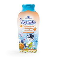 Saponello Sprchový gel a šampon 2v1 meruňka 400ml