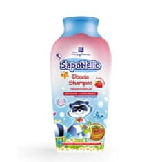 Saponello Sprchový gel a šampon 2v1 - hydratační s červen.květy 250mll