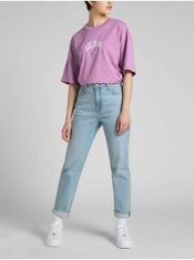 Lee Růžové dámské oversize tričko Lee XS