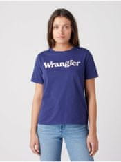 Wrangler Tmavě modré dámské tričko Wrangler L