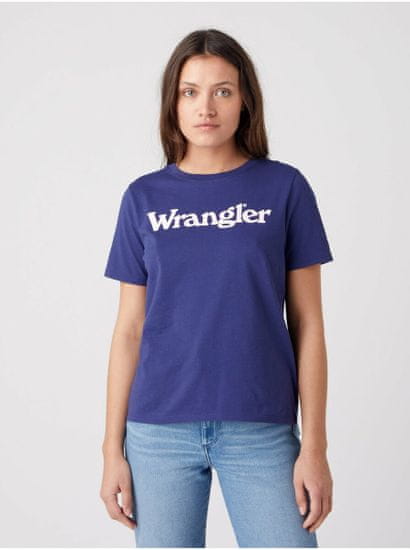 Wrangler Tmavě modré dámské tričko Wrangler