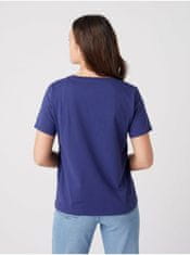 Wrangler Tmavě modré dámské tričko Wrangler L