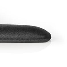 Nedis ERGOGKWP200BK ergonomická podložka zápěstí ke klávesnici, gelová, 480 x 80 mm, černá