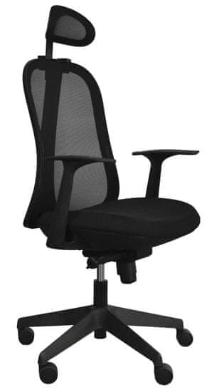 Artspect Kancelářská židle Libra High B - Černý plast