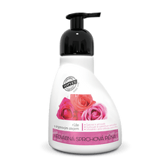 Perlé Cosmetic Sprchová pěna - růže s arganovým olejem