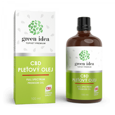 GREEN IDEA CBD pleťový olej 100 ml
