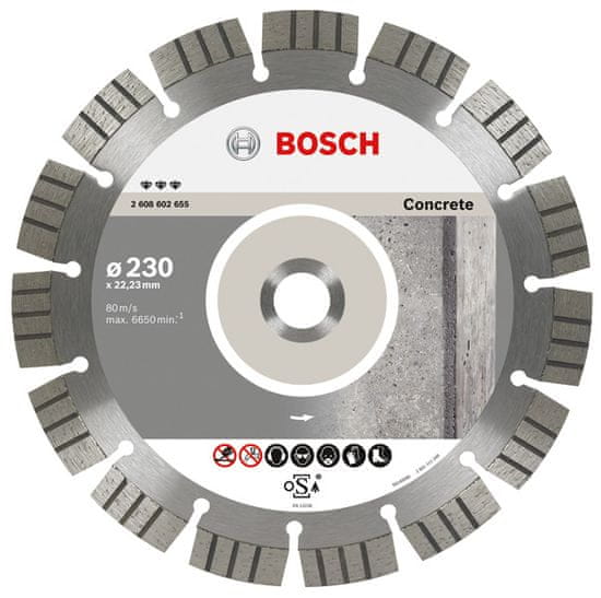 Bosch Diamantový kotouč 150X22 Seg Concrete