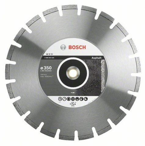 Bosch Diamantový kotouč 400X25,4 Seg Asfalt