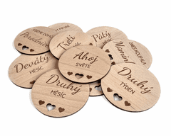 Lili Design Dřevěné milníkové kartičky – novorozenecké