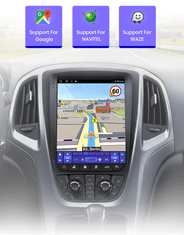 Junsun Autorádio Opel Astra J 2010 - 2014 Tesla Style - velká dotyková obrazovka Opel Astra J rádio, GPS navigace, Bluetooth, WiFi, Parkovací Kamera Zdarma, USB, Mikrofon (Vauxhall Astra J)