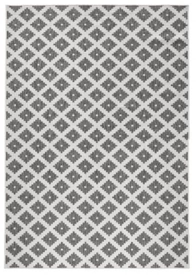 NORTHRUGS Kusový koberec Twin-Wendeteppiche 103126 grau creme – na ven i na doma