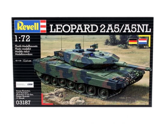 Revell ModelKit tank 03187 - LEOPARD 2 A5 / A5 NL (1:72)