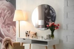 Dekorativní kulaté zrcadlo na zeď bez rámu fi 40 cm