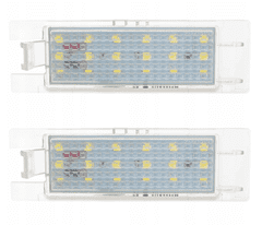 CO2 Sada 2ks LED SPZ, AutoTune, pro Opel Vectra C Sedan, Opel Tigra B Twintop, Opel Astra III H, Opel Astra IV J, Opel Corsa C, Opel Corsa D, Opel Insignia, Opel Zafira B L0005