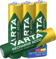 Varta Nabíjecí baterie Power 3+1 AAA 1000 mAh R2U 5703301494