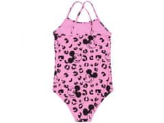 sarcia.eu Disney Mickey Mouse Pink dívčí plavky, leopardí vzor 7-8 let 128 cm