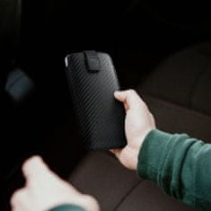 FORCELL Pouzdro / obal na Apple iPhone 11 - zasouvací Forcell POCKET Carbon Case