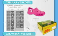 3Kamido CROCO chlapecké pantofle, dívčí pantofle, dětské pantofle, dřeváky, pantofle do bazénu, ve velikostech 24 - 36 EU, různé barvy, žlutá, 35