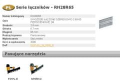 Bostitch Rh hřebíky 2.8 X 65Mm 21` kroužek 2000 ks.