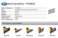 Bostitch BOSTITCH NAILS PT 33` 2,8 x 63mm KROUŽEK 2200 ks.