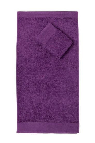 FARO Textil Bavlněný ručník Aqua 50x100 cm fialový