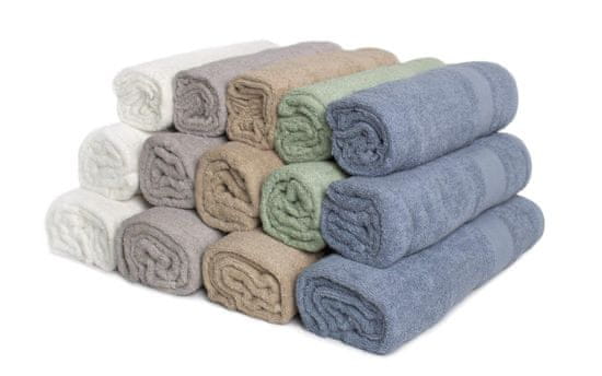 FARO Textil Bavlněný ručník Delos 100x150 cm šedý