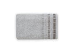 FARO Textil Bavlněný ručník Sagitta 70x140 cm stříbrný