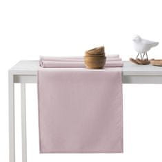 DecoKing Běhoun na stůl PURE pudrově růžový, velikost 30x80