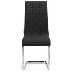 HOMEDE Jídelní židle Alcander černá, velikost 41x53x101,5