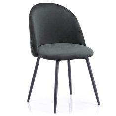 HOMEDE Jídelní židle Faro šedá, velikost 43,5x47x80
