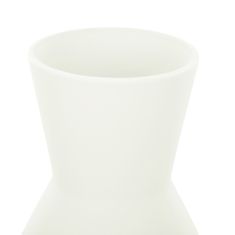 AmeliaHome Keramická váza Giara krémová, velikost 10x10x24