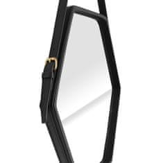 HOMEDE Nástěnné zrcadlo Ebi I černé, velikost 45,5x39,5x3