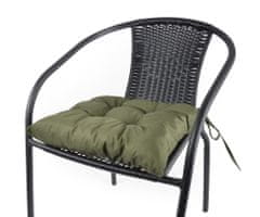 My Best Home Zahradní prošívaný sedák na židli TRENTO zelená 42x42 cm Mybesthome