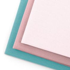 AmeliaHome Sada kuchyňských ručníků Letty Plain - 3 ks růžová/tyrkysová, velikost 50x70